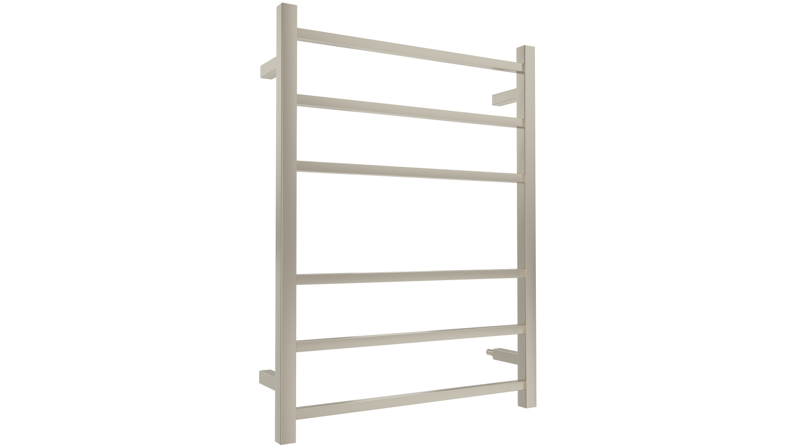 Linsol Spirit 6 Bar Heated Towel Rail - Brushed Nickel | Harvey Norman