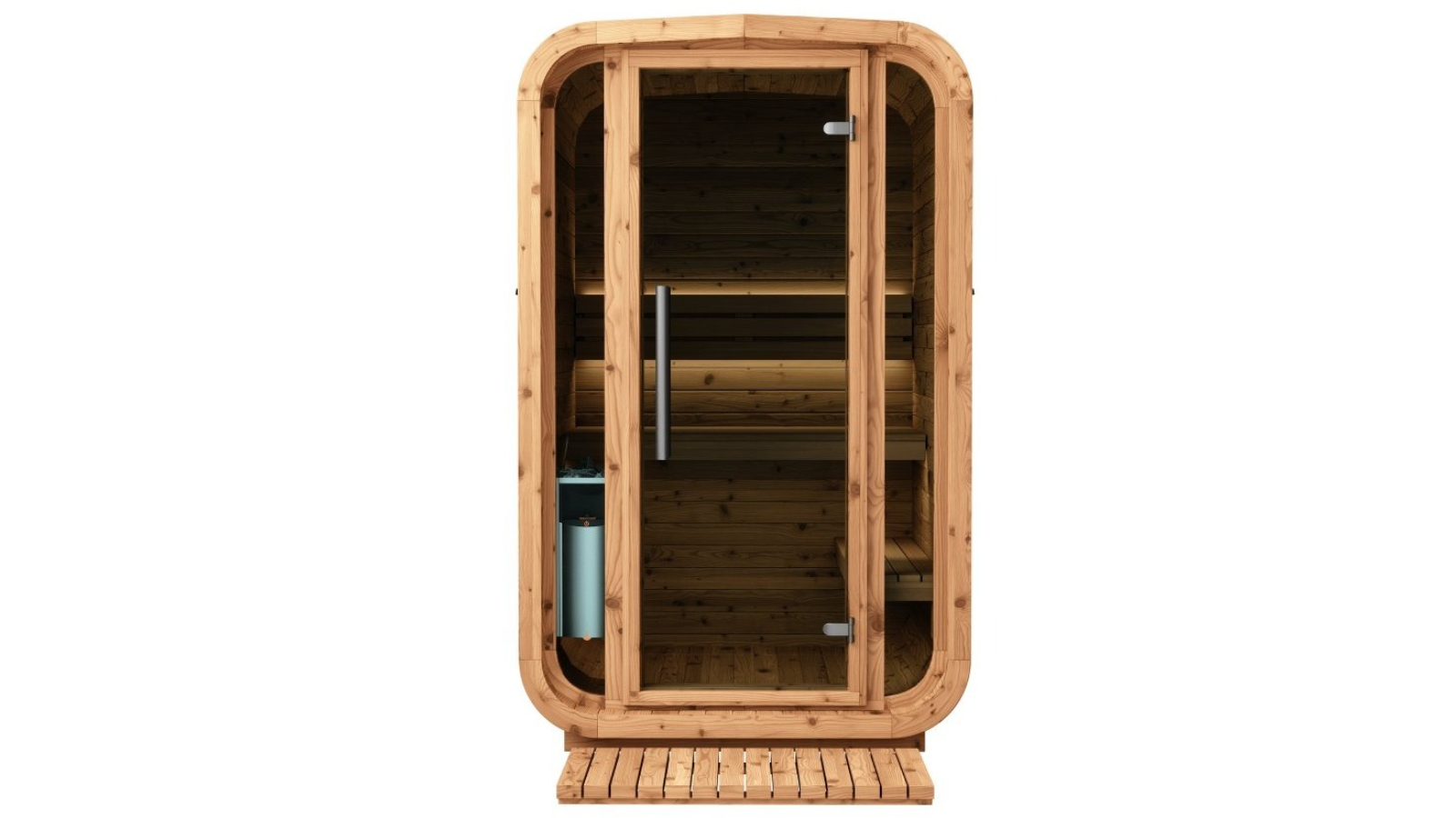 Auroom Sola 140 Thermo Cube Sauna - Natural (No Terrace)