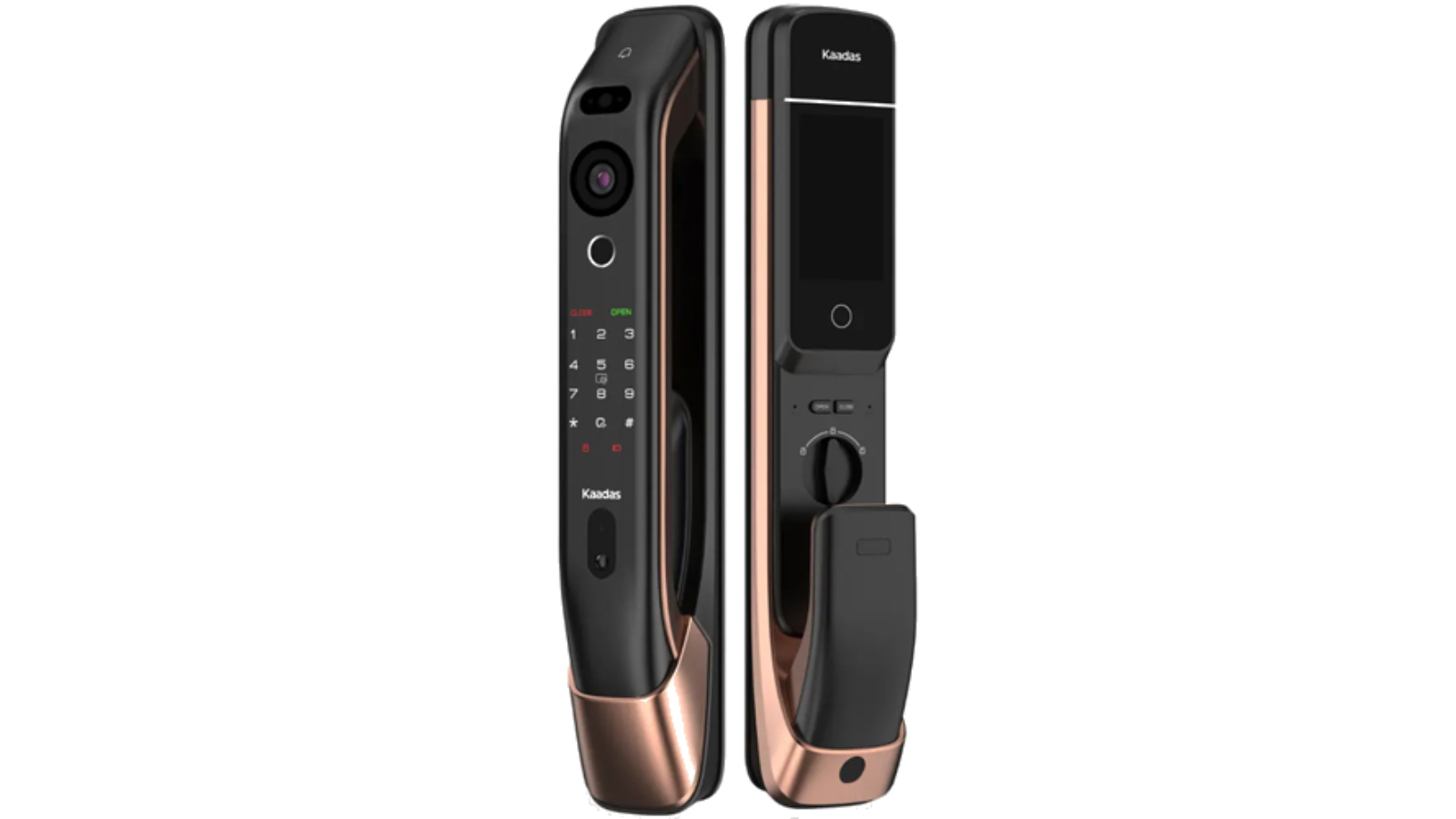 Kaadas K20 Pro Max 3d Face Recognition Wi Fi Lock With Camera Copper