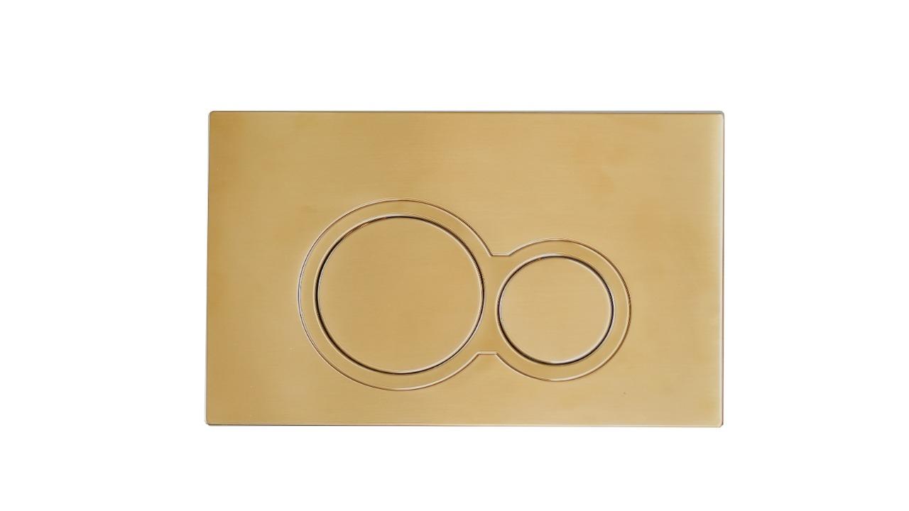 B&H Round Flush Panel - Brushed Brass
