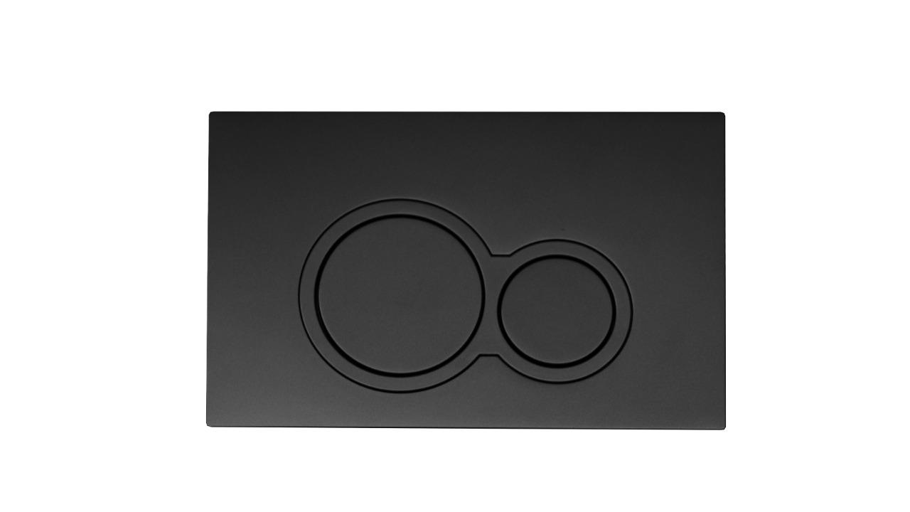 B&H Round Flush Panel - Matte Black