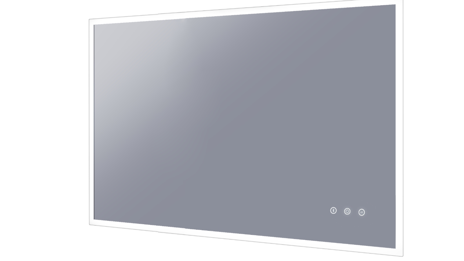 Remer Kara 900mm LED Mirror with Light Colour Switch, Demister & Bluetooth Speaker