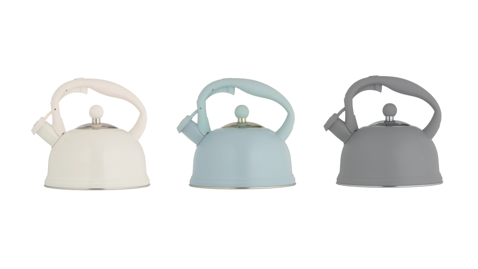 Typhoon Stainless Steel 1.8 Litre Living Whistling Kettle