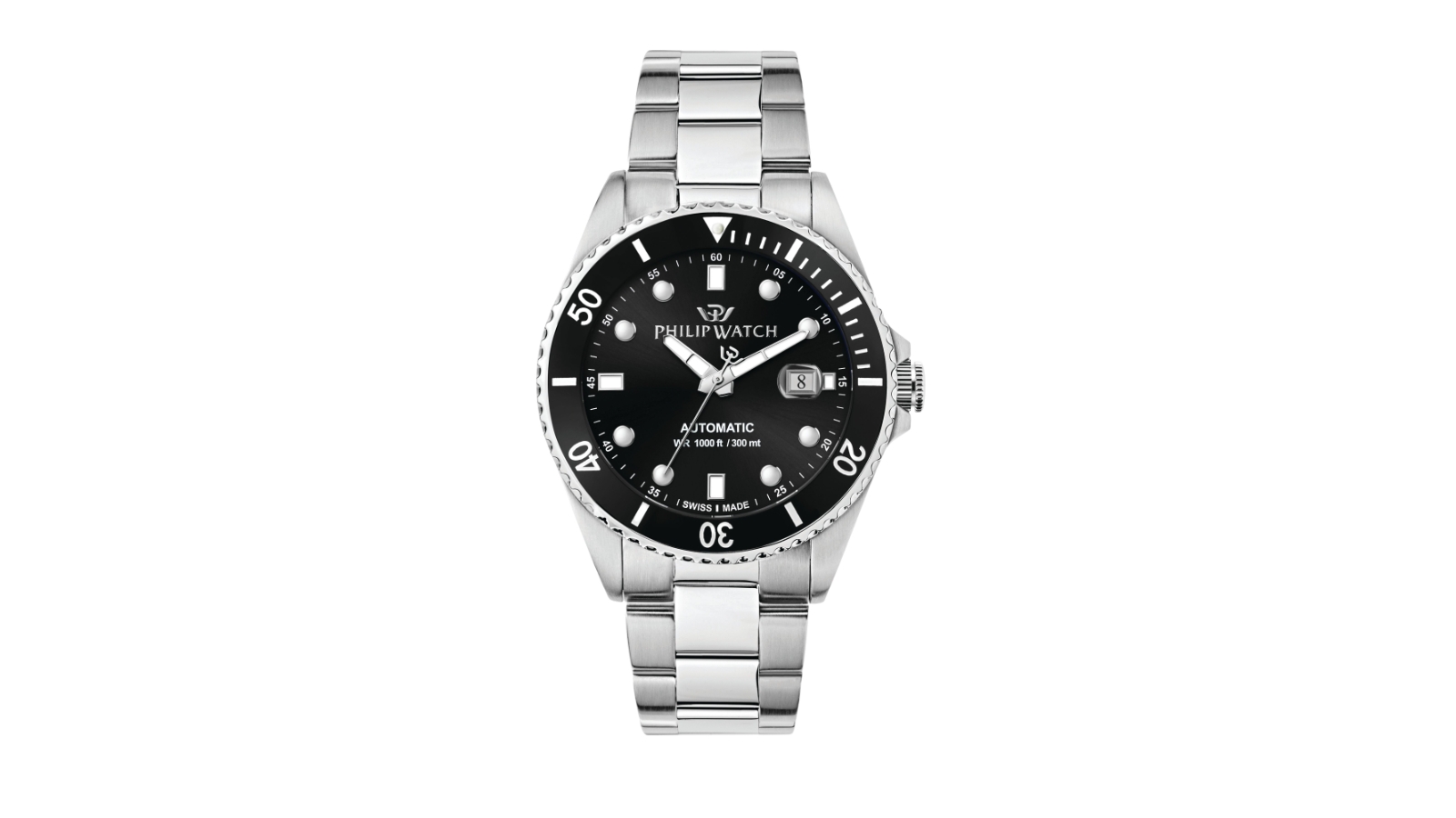 Philip Watch Men's 4.2cm Automatic Caribe Divers Watch 