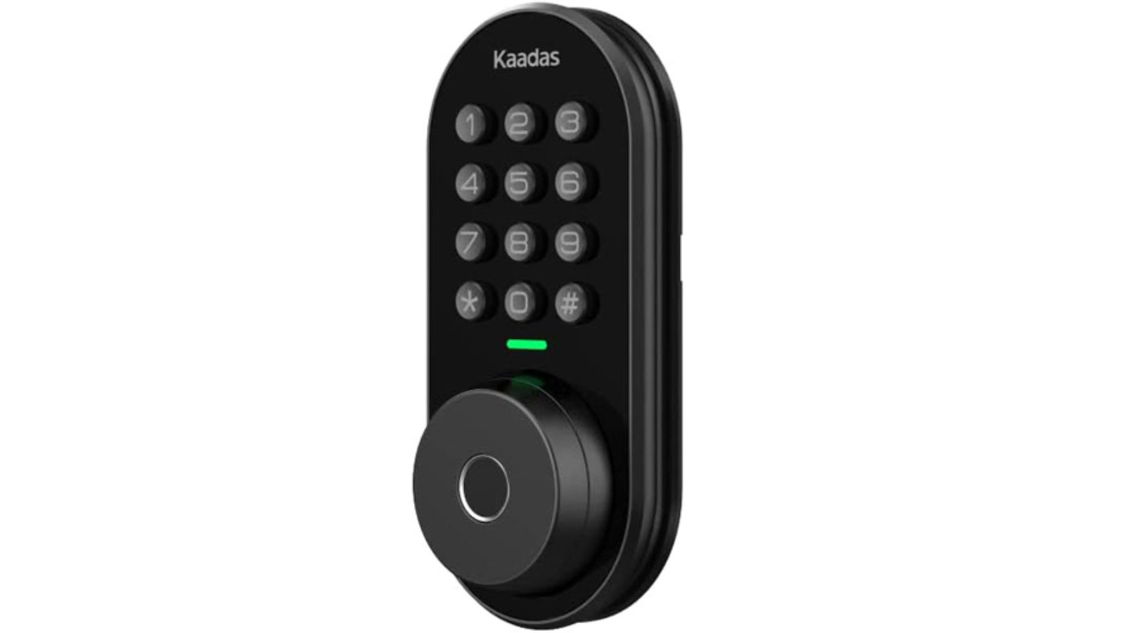 Kaadas KA342 Wi-Fi Bluetooth Fingerprint Door Lock - Matte Black