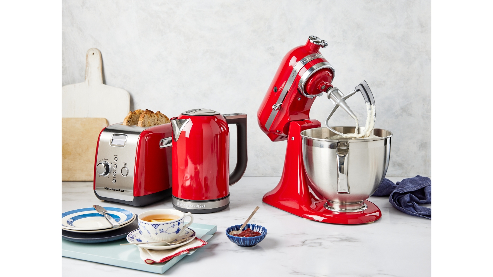 KitchenAid Artisan 1.7L Kettle Empire Red Harvey Norman