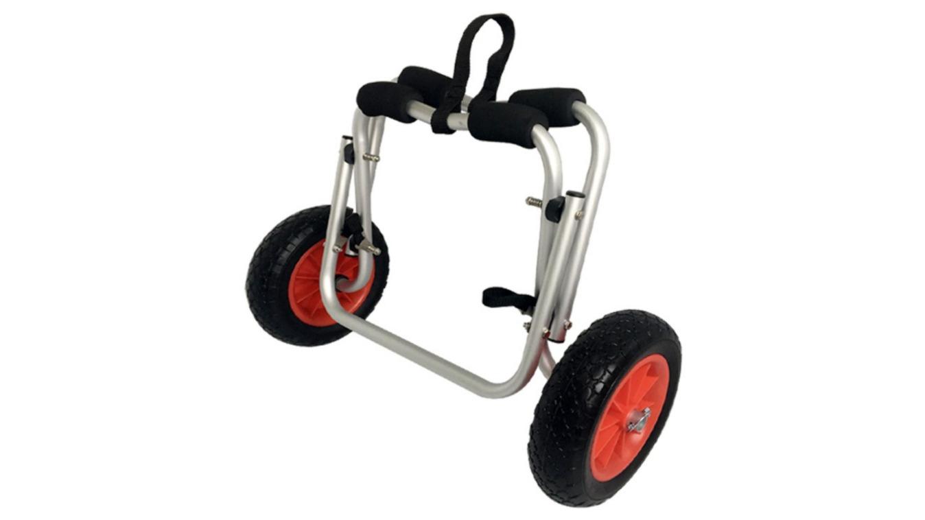 Jacksaqua Universal Kayaks Canoe Carrier Trolley for Floats (Solid Tires)