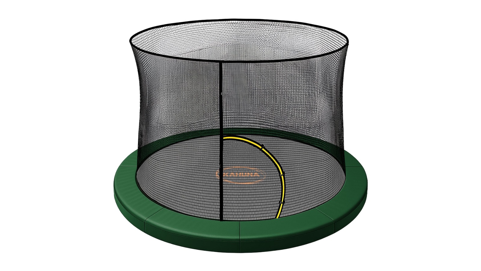 Kahuna 6ft Trampoline Pad and Net - Green