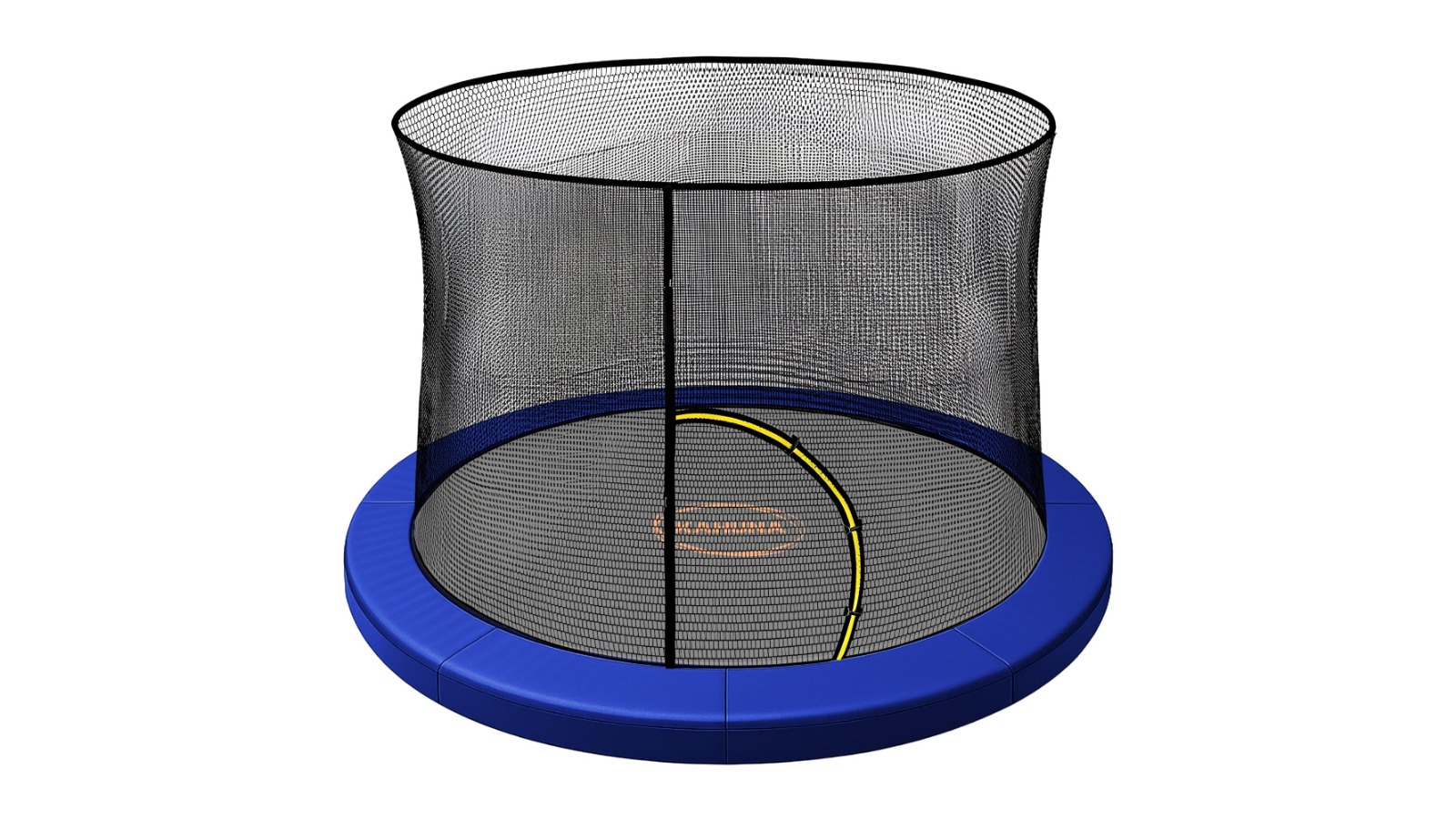 Kahuna 16ft Trampoline Pad and Net - Blue