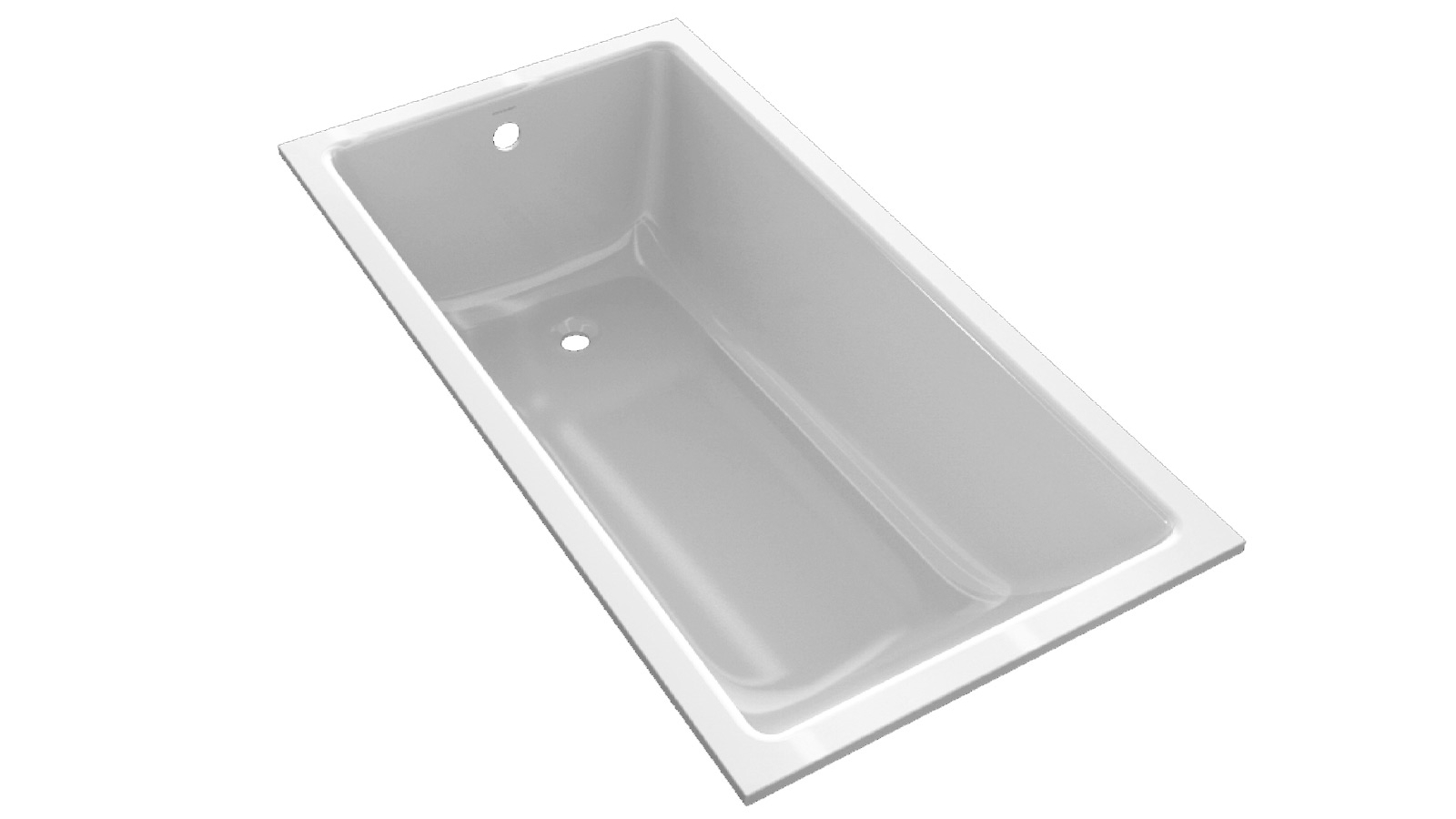 Victoria & Albert Kaldera 4 Drop in/Undermount Bath - Gloss white