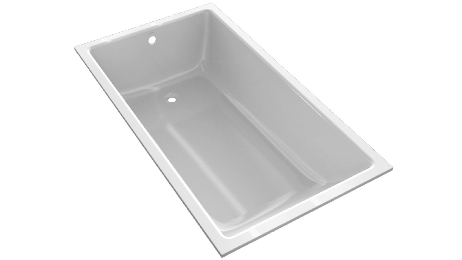 Victoria & Albert Kaldera 6 Drop in/Undermount Bath - Gloss white