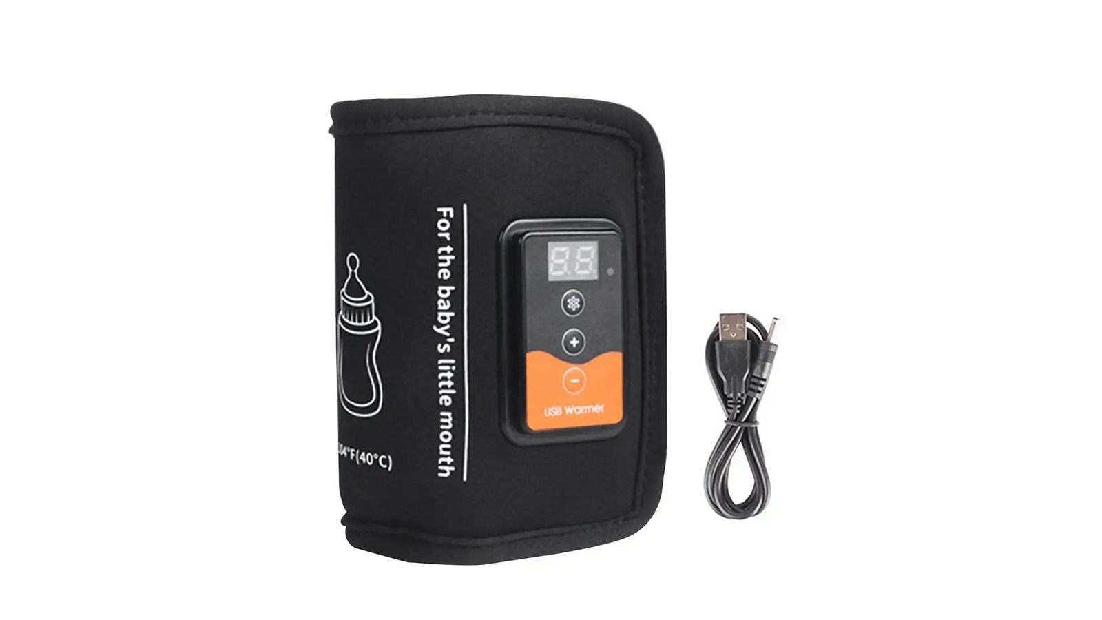 Kangaroo Fitness Portable USB Baby Bottle Warmer with LCD Display