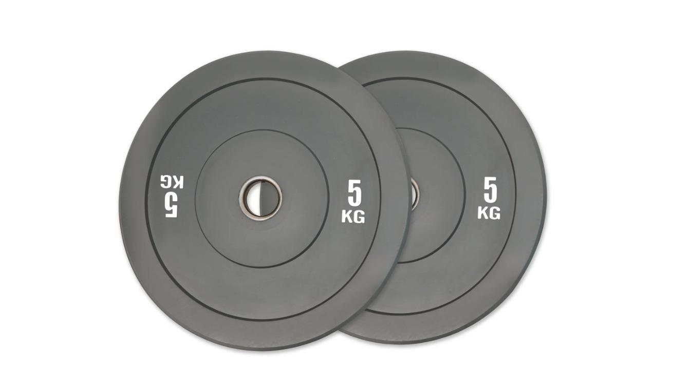Kangaroo Fitness Durable and High-Performance Colour Bumper Weight Plate - 5kg