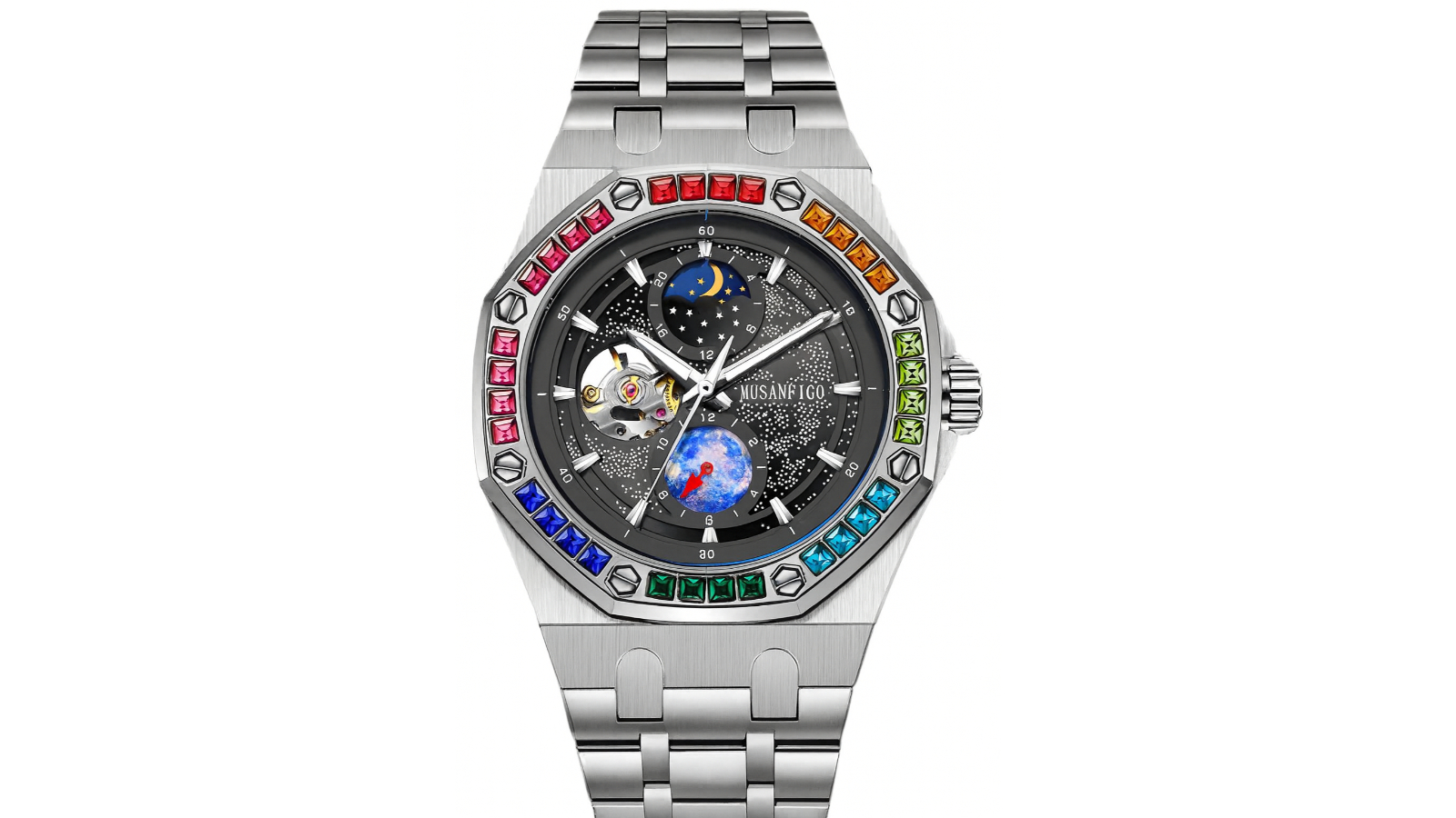 Kangaroo Fitness Night Glow Dial Luxury Automatic Mechanical Watch