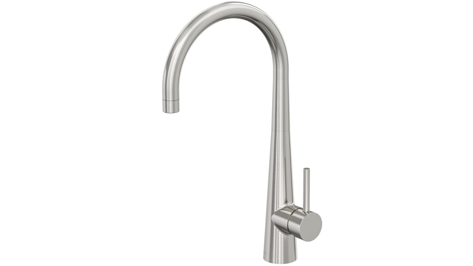 Linsol Kashi Gooseneck Sink Mixer - Brushed Nickel