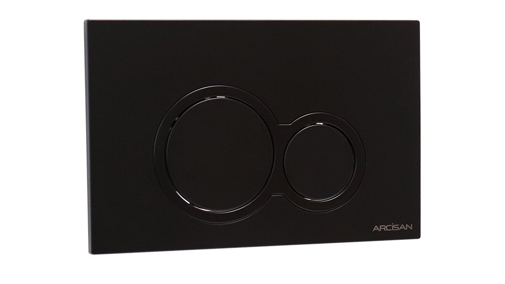 Arcisan Kibo Flush Plate - Matte Black