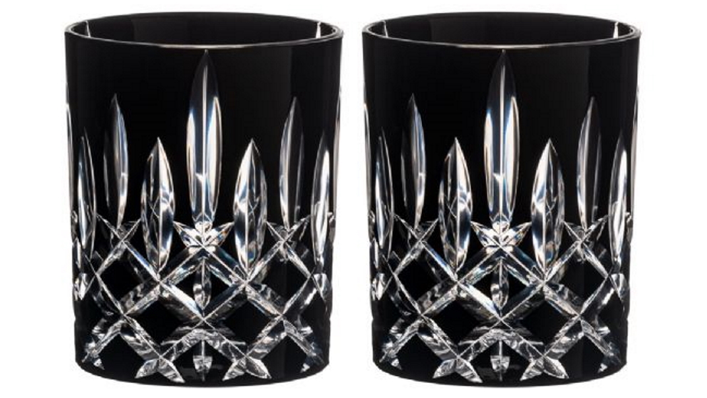 Riedel Laudon Black Tumbler - Set of 2