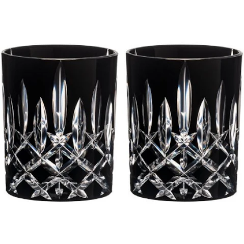 Riedel Laudon Black Tumbler - Set of 2