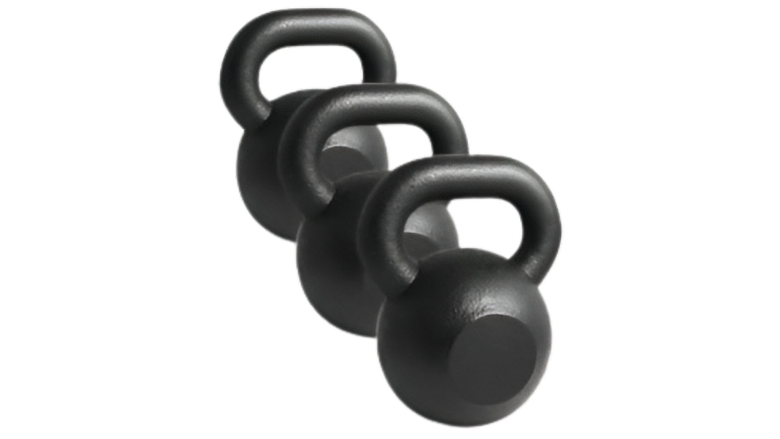 Sweat Central 3 Piece Iron Russian Kettle Bell