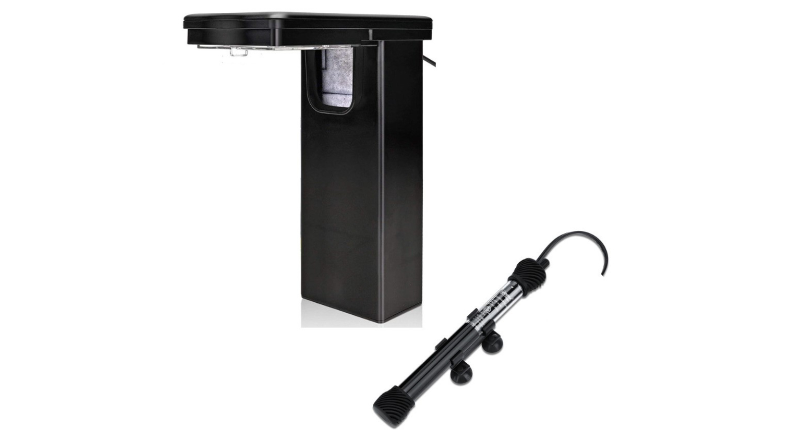 Hygger Aquarium Filter Light and Aquarium Heater 100W
