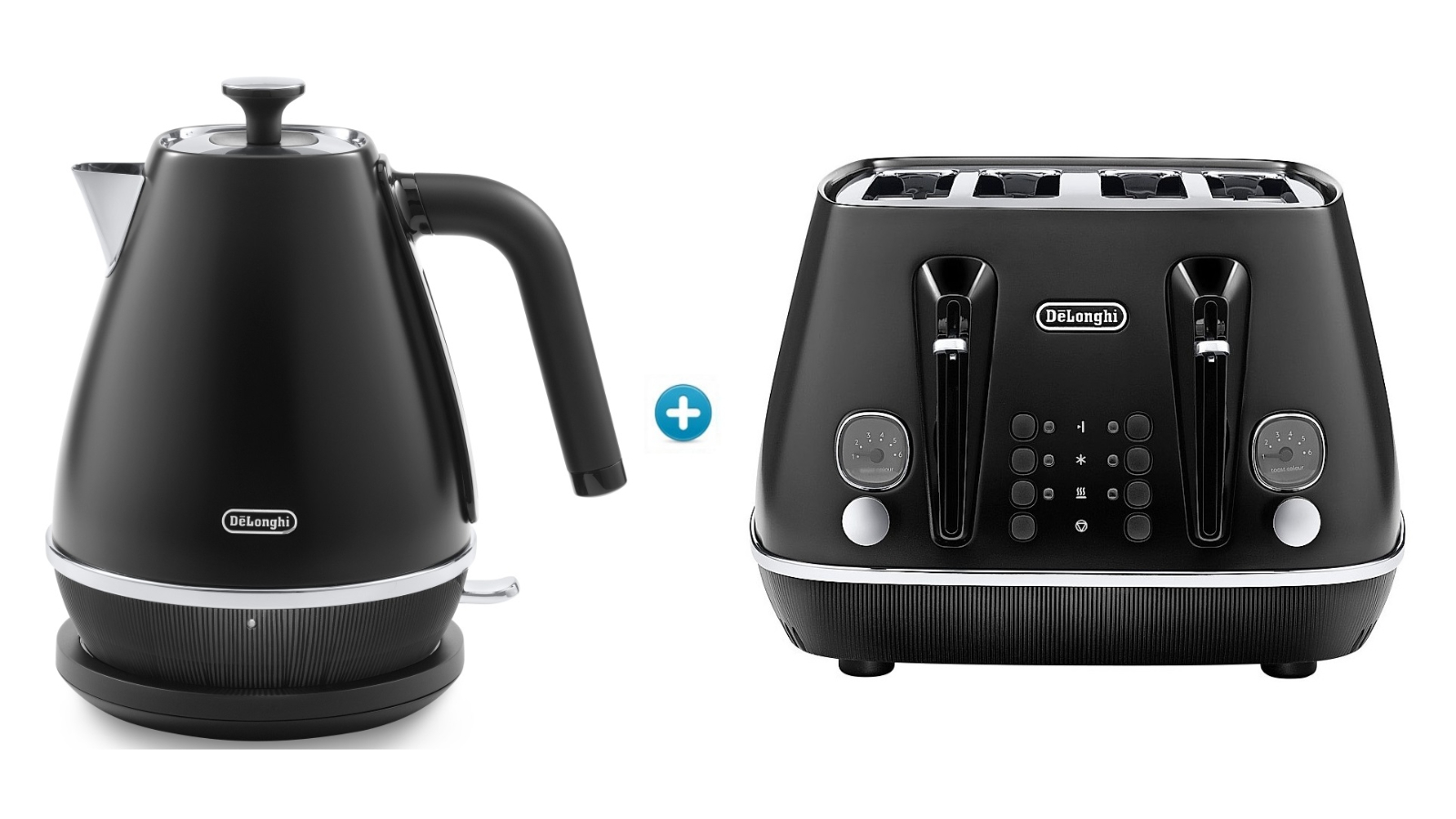 DeLonghi Distinta Moments 1.7L Kettle plus 4 Slice Toaster