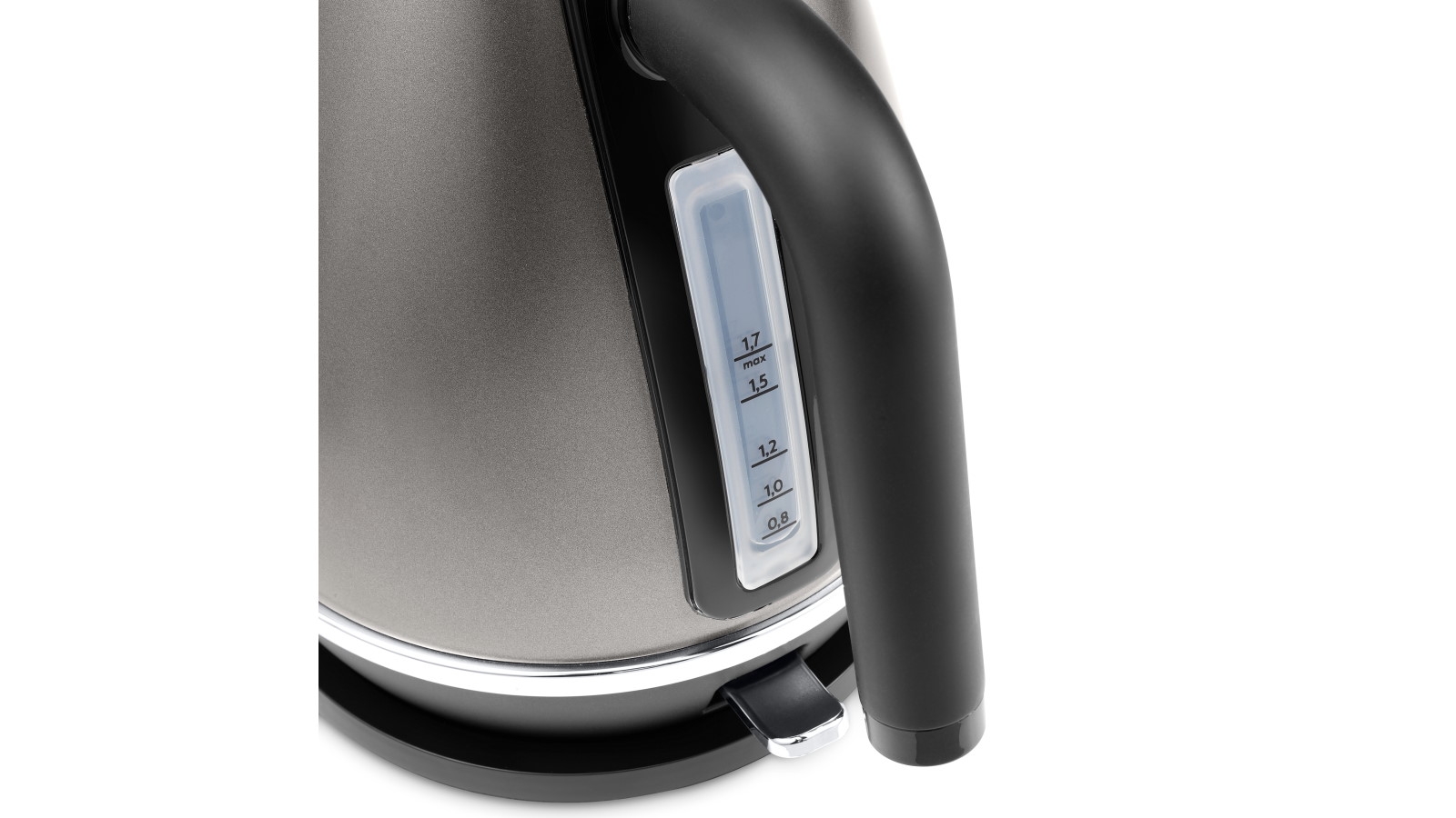 De'Longhi Distinta Titanium 1.7L Kettle Harvey Norman