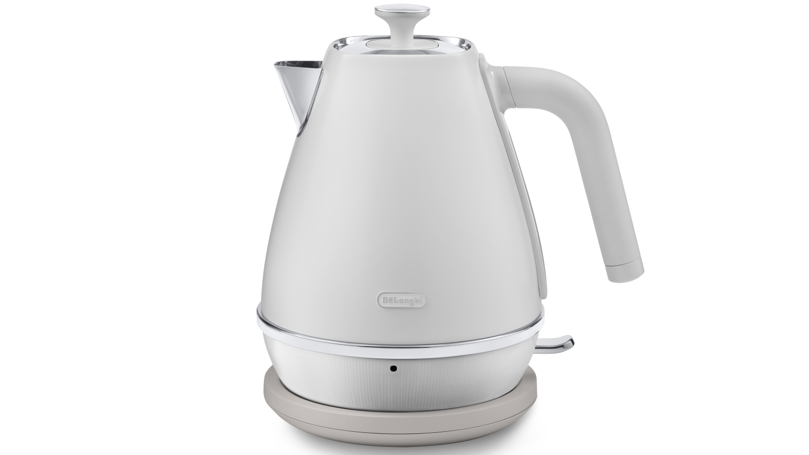 DeLonghi Distinta Moments 1.7L Kettle Sunshine White Harvey Norman