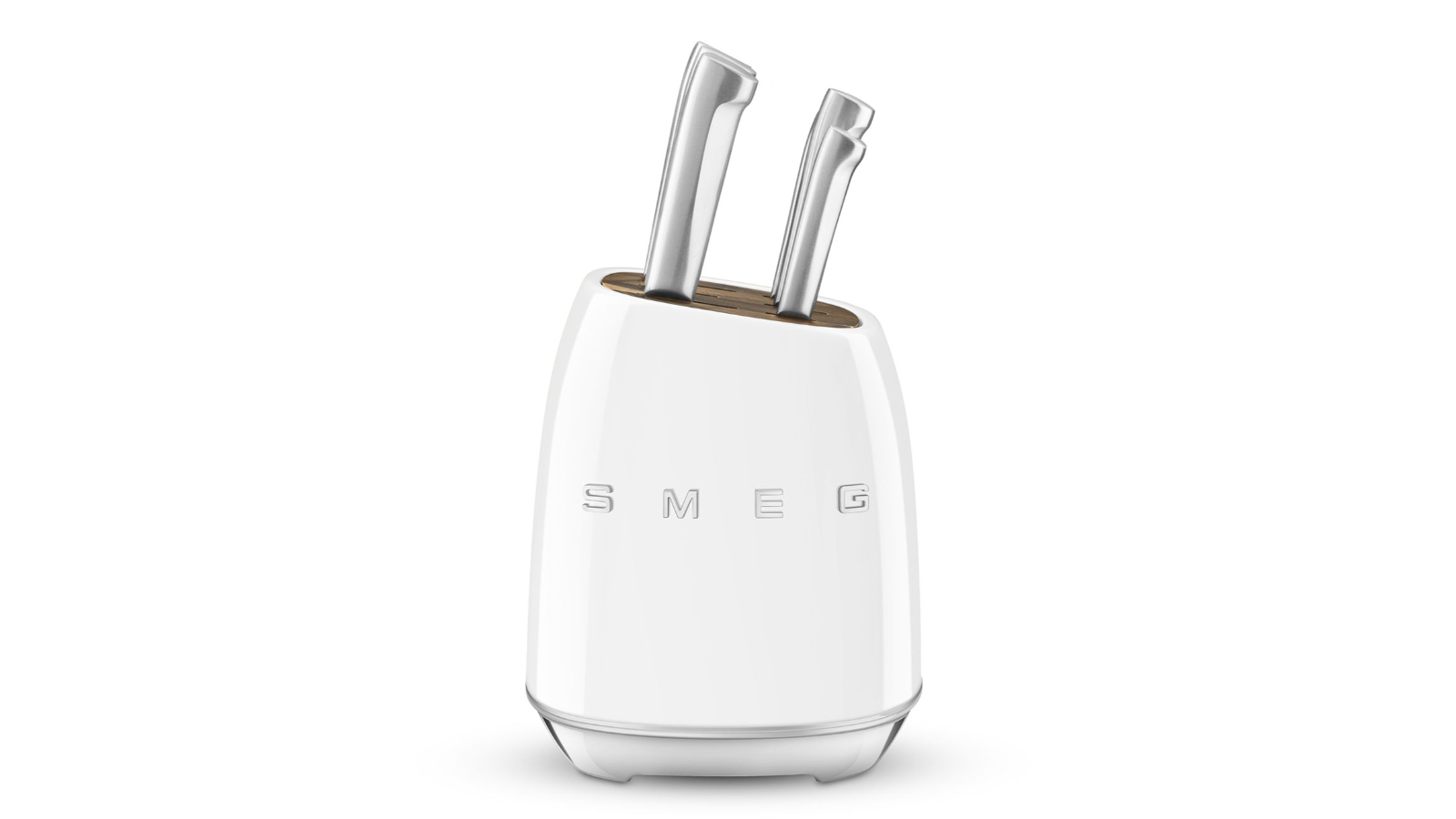 Smeg 7 Piece Knife Block - White
