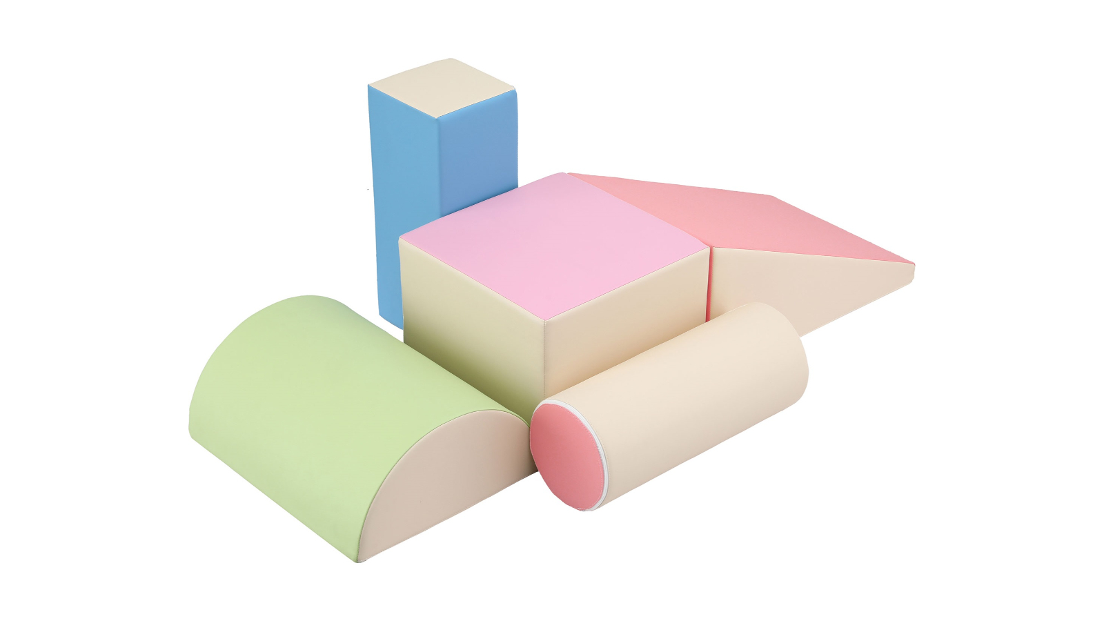 Keezi 5 Piece Kids Foam Climbing Blocks Playset