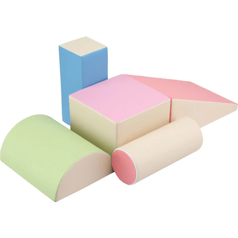 Keezi 5 Piece Kids Foam Climbing Blocks Playset