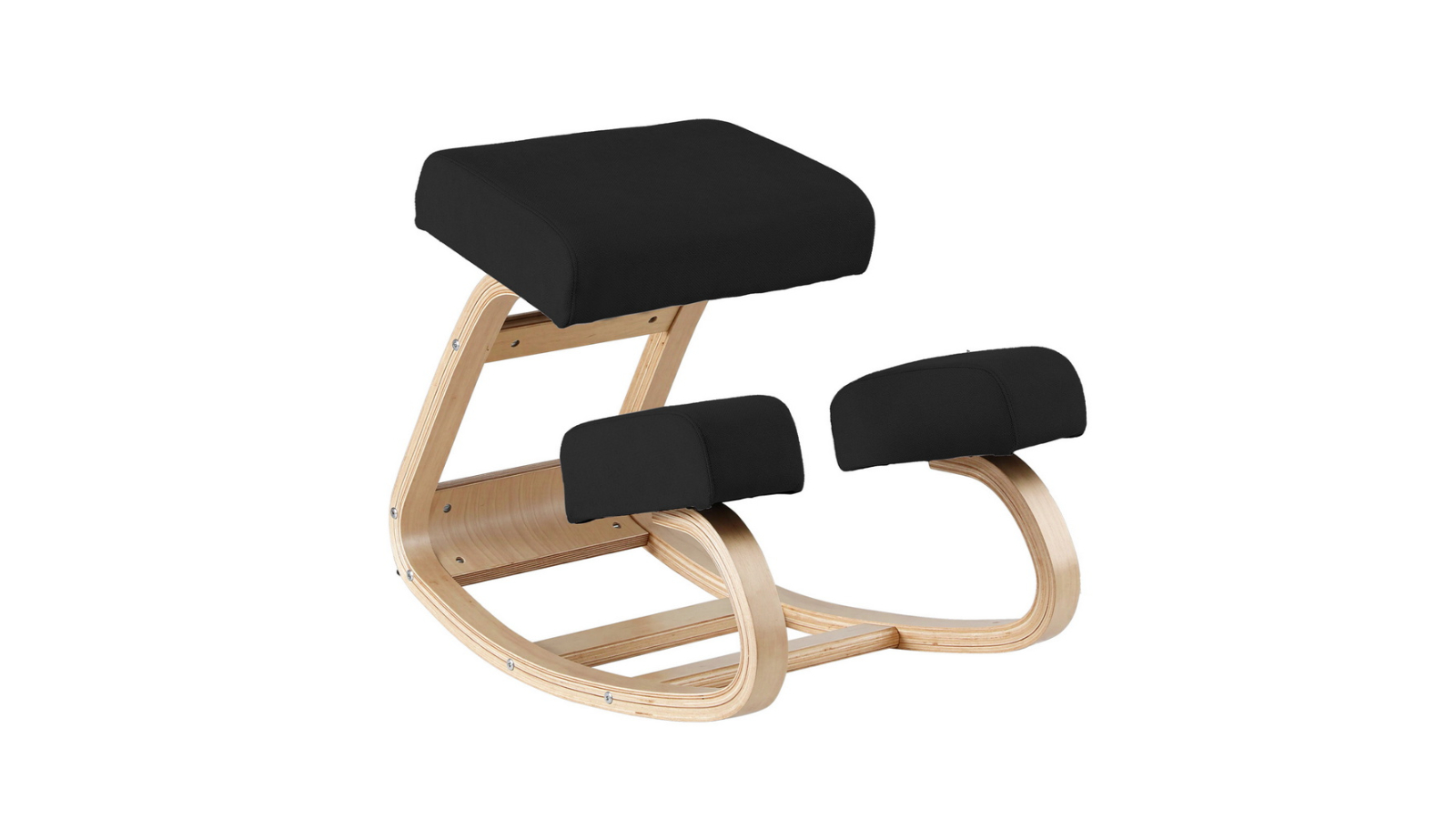 Artiss Ergonomic Kneeling Chair with Memory Foam Balance Stool - Black