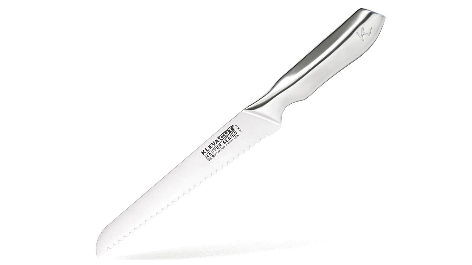 Kleva Cut Master Series Double-Edge Serrated Bread Knife - 20cm