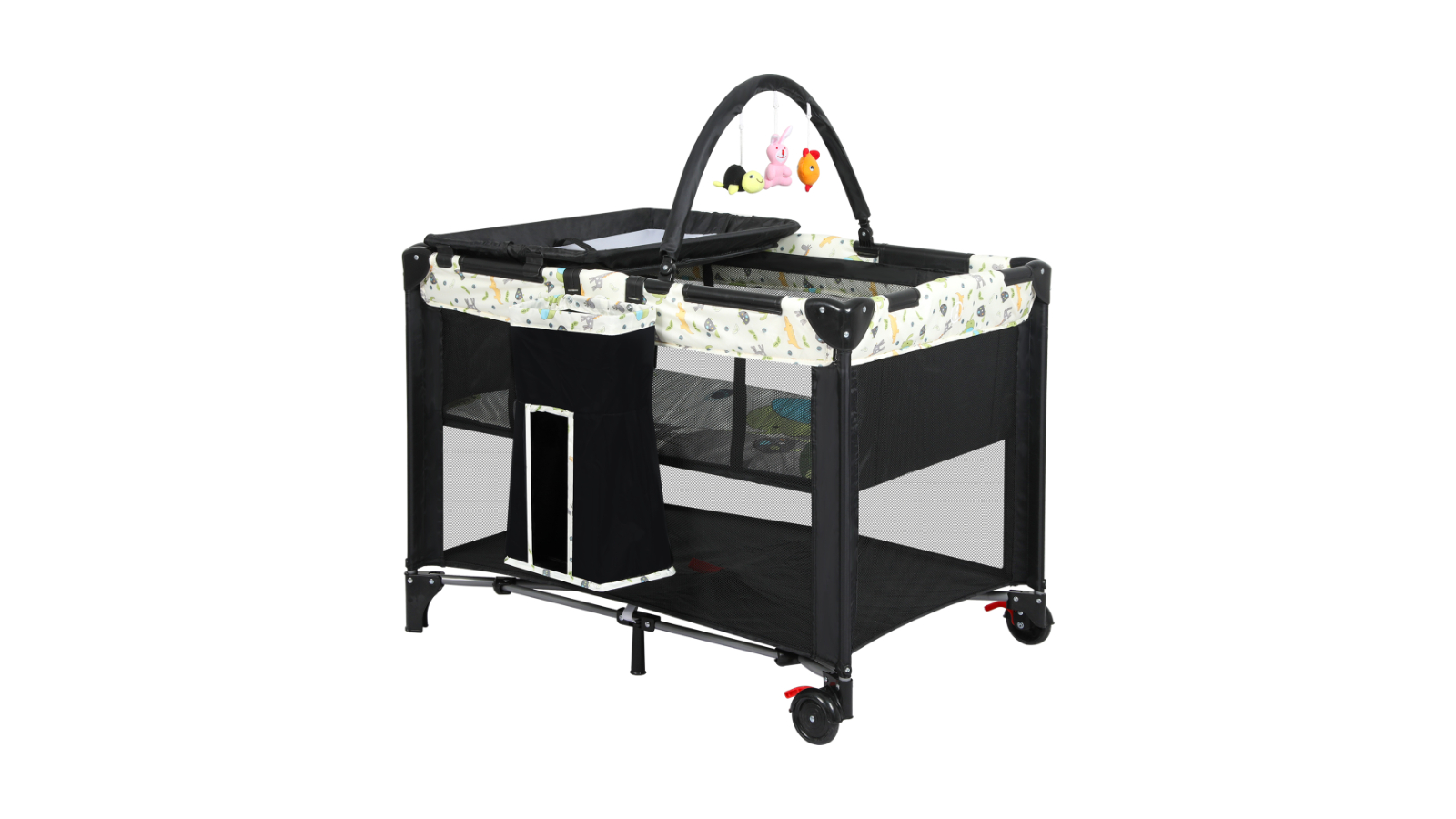 BoPeep Foldable Safety Rail Fence Baby Bassinet