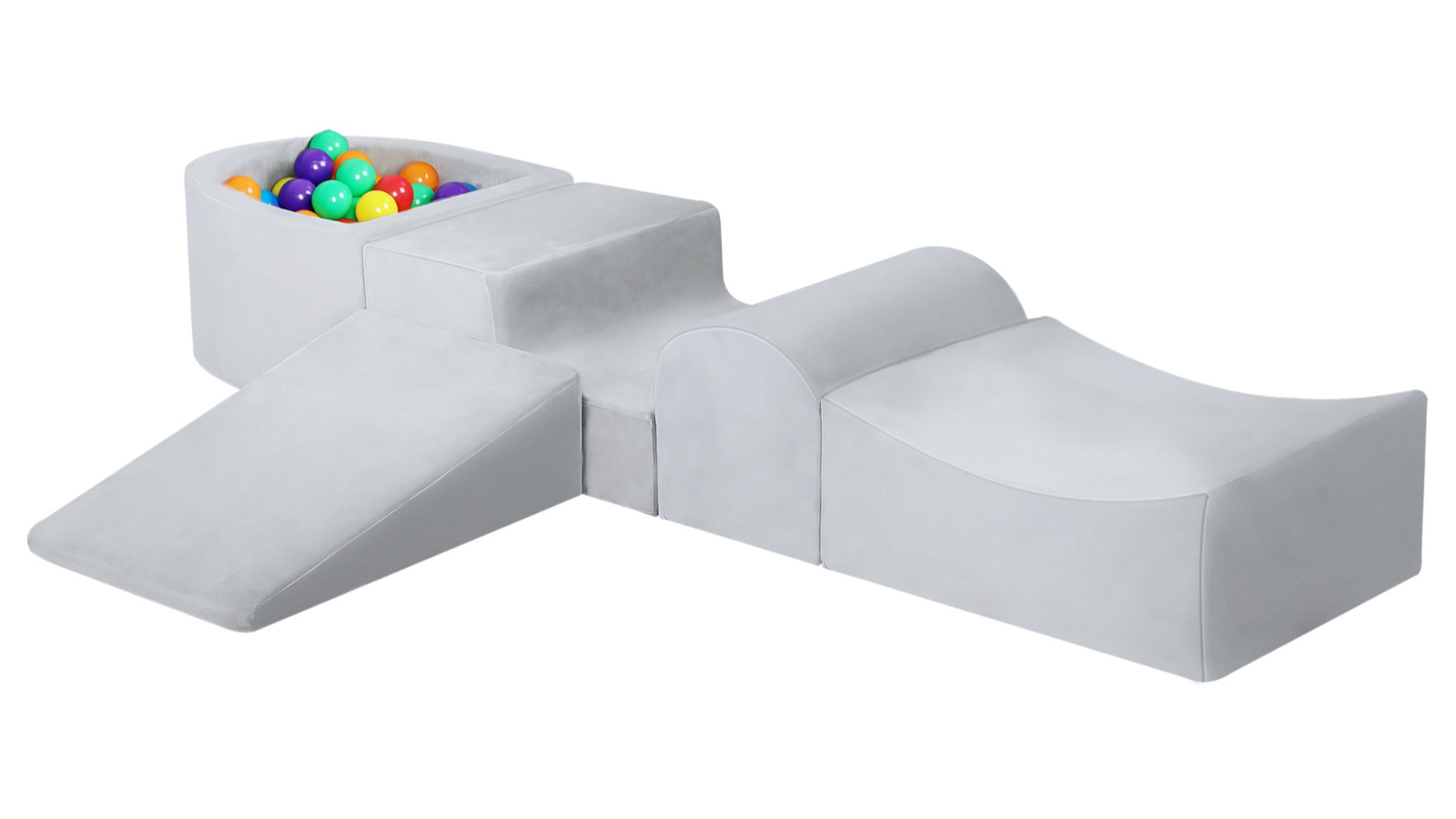 BoPeep Kids Foam Block Play Set - Grey
