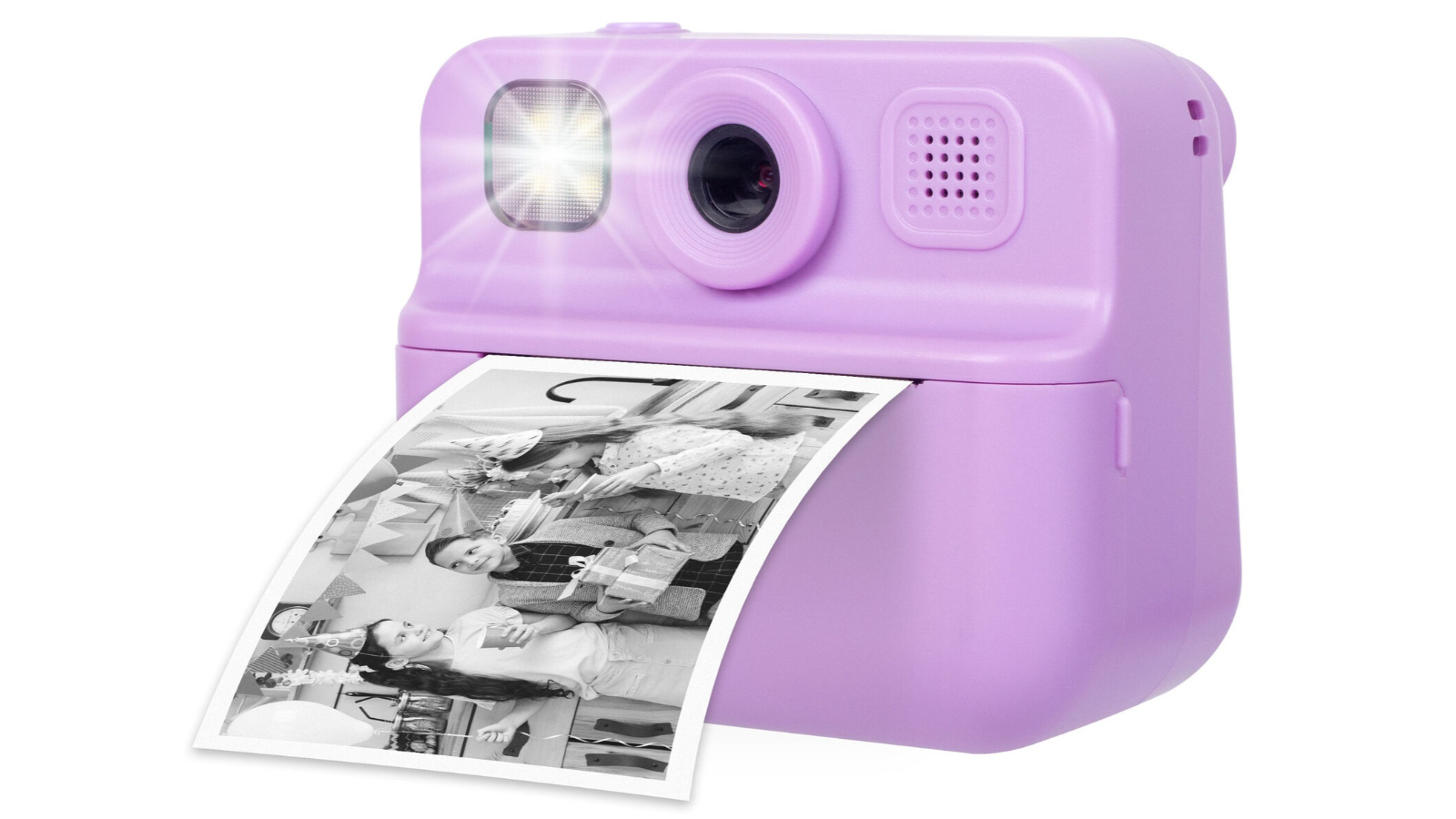 Lenoxx Kids 48MP Instant Print Camera with Dual Lens and 1080P HD Video