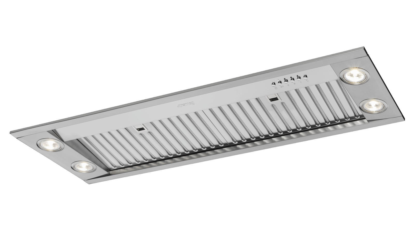 Smeg 90cm Undermount Rangehood with Twin Motor - Stainless Steel