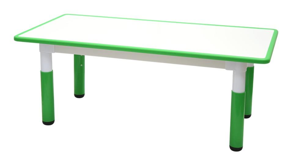 HelloDeal 120 x 60cm Kids Height Adjustable Whiteboard Drawing Desk - Green
