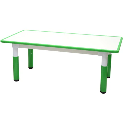 HelloDeal 120 x 60cm Kids Height Adjustable Whiteboard Drawing Desk - Green