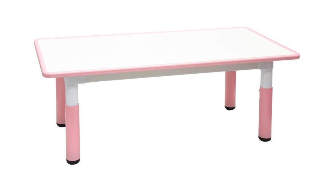 HelloDeal 120 x 60cm Kids Adjustable Whiteboard Drawing Table - Pink