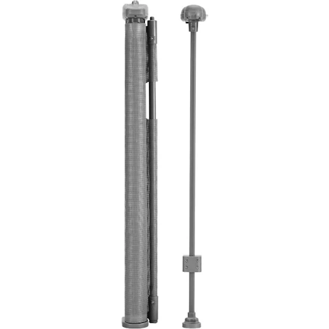 Pretty & Practical 870mm Retractable Baby Gate - Gray