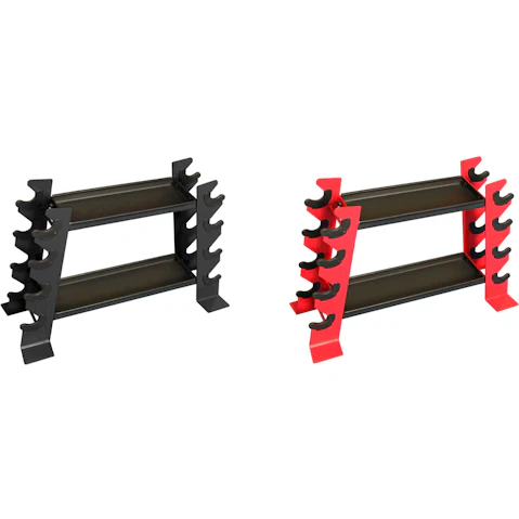 HelloDeal Compact Solid Metal Kettlebell Dumbbell Rack