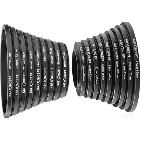 K&F Concept 18-in-1 Filter Adapter Set
