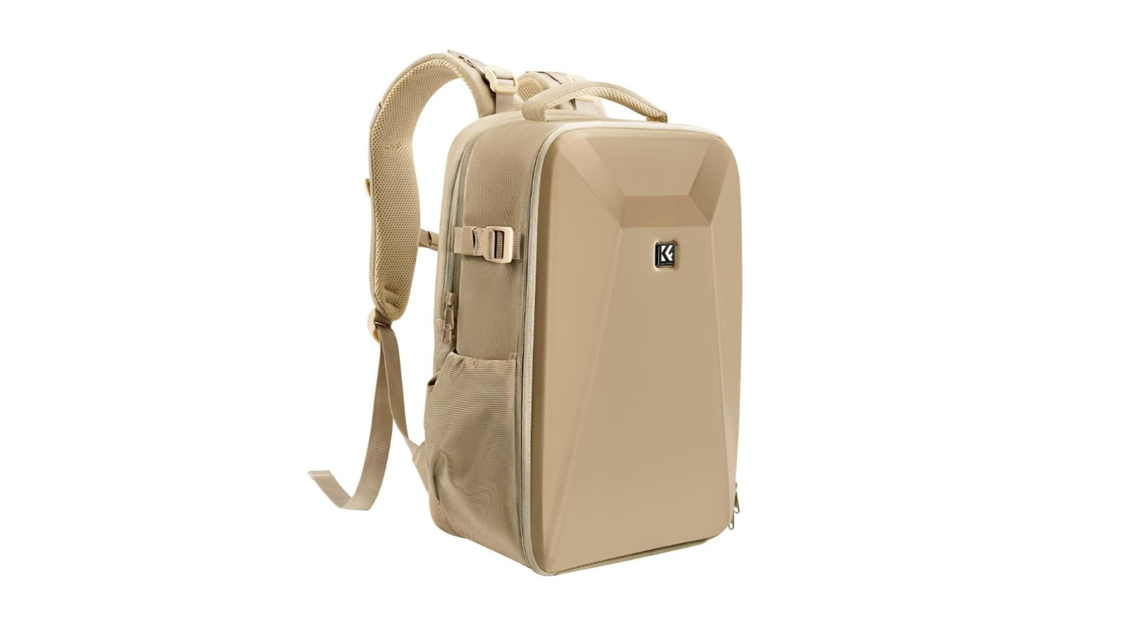 K&F Concept 22L Hardshell Camera Backpack - Beige Khaki