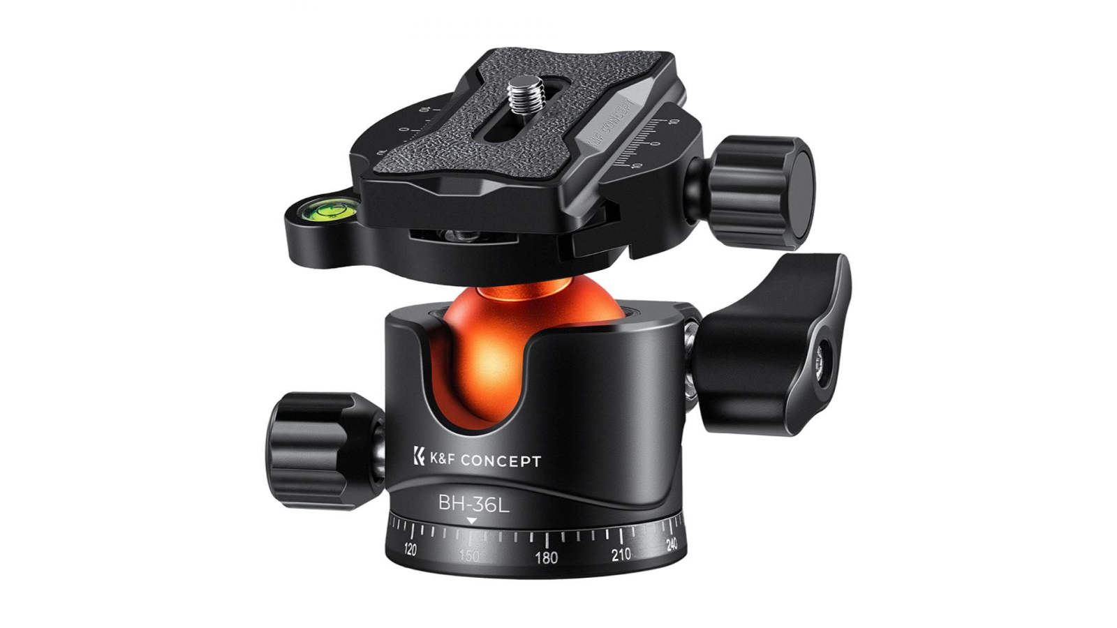 K and F Concept 360 Degree Rotating Metal Tripod Ball Head - 3.6cm