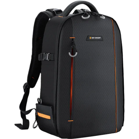 K and F Concept Black Beta Backpack - 18 Litre