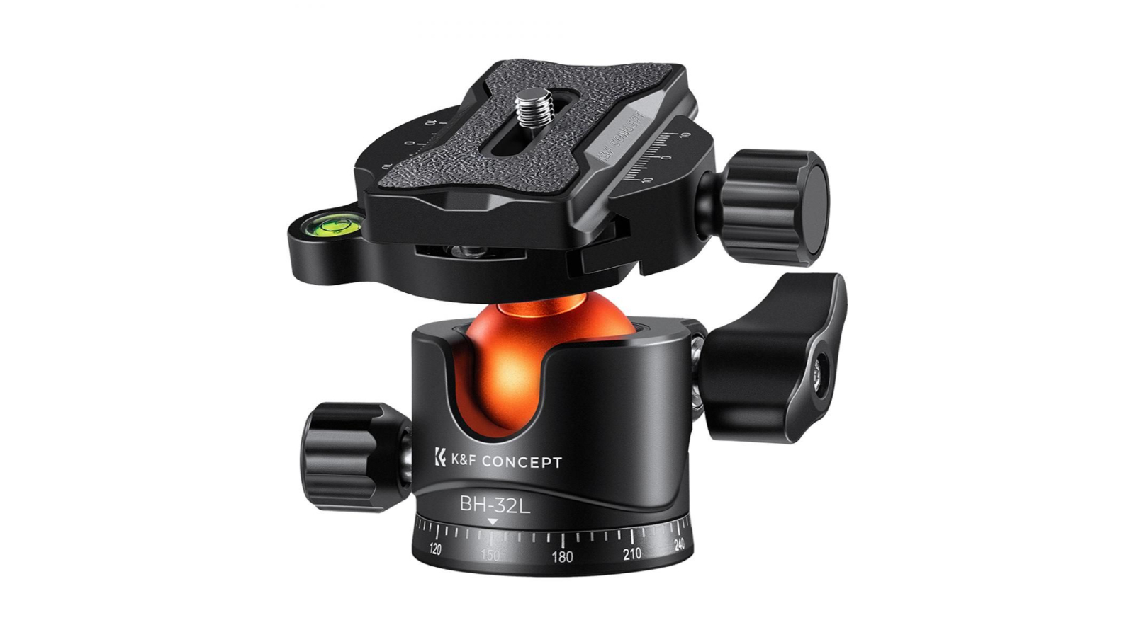 K and F Concept 3.2cm 360 Degree Rotating Metal Tripod Ball Head