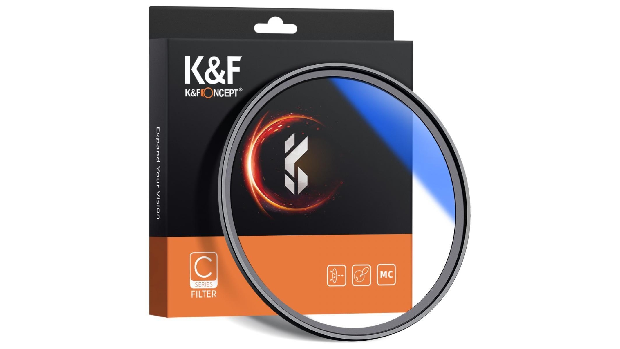 K&F Concept 77MM Ultra-Slim Blue Multi-Coated Filter