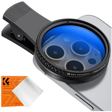 K and F Concept Clip-on 5.2cm Smartphone CPL Filter