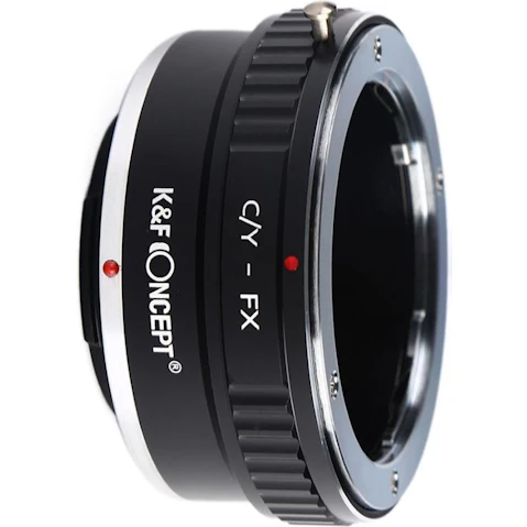 K&F Concept M14111 Contax Yashica Lenses to Fuji X Lens Mount Adapter