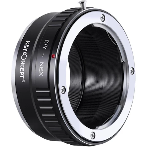 K&F Concept M14101 Contax Yashica Lenses to Sony E Lens Mount Adapter